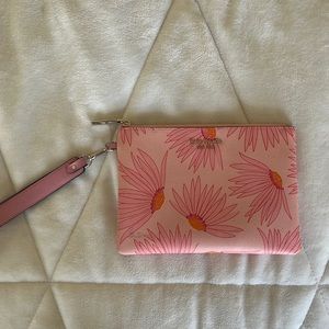 Kate Spade Pink Floral Wristlet